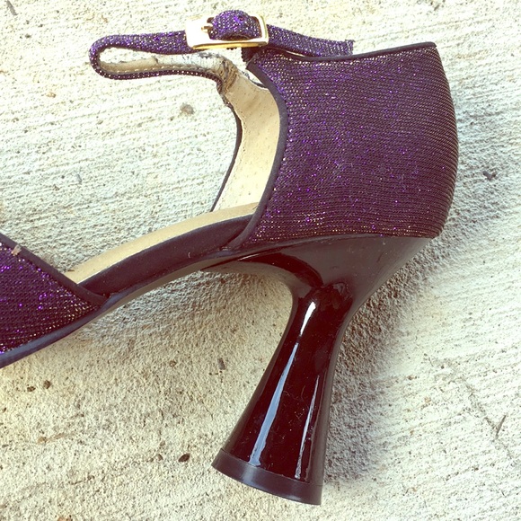 Mardi-gras Chinese Laundry Purple Funky Heels. Going Going Gone ❌Price is firm❌ - Picture 3 of 8